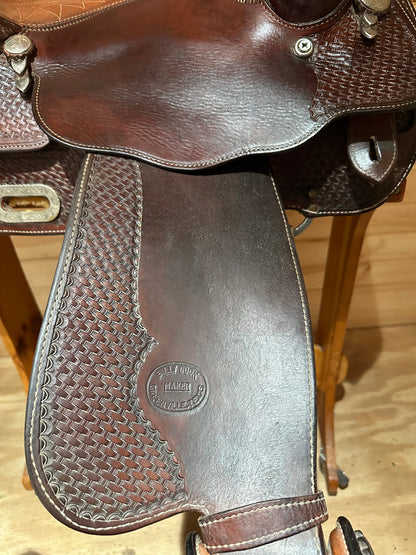 16” Billy Cook Maker Equitation Western Pleasure Saddle Model 8915
