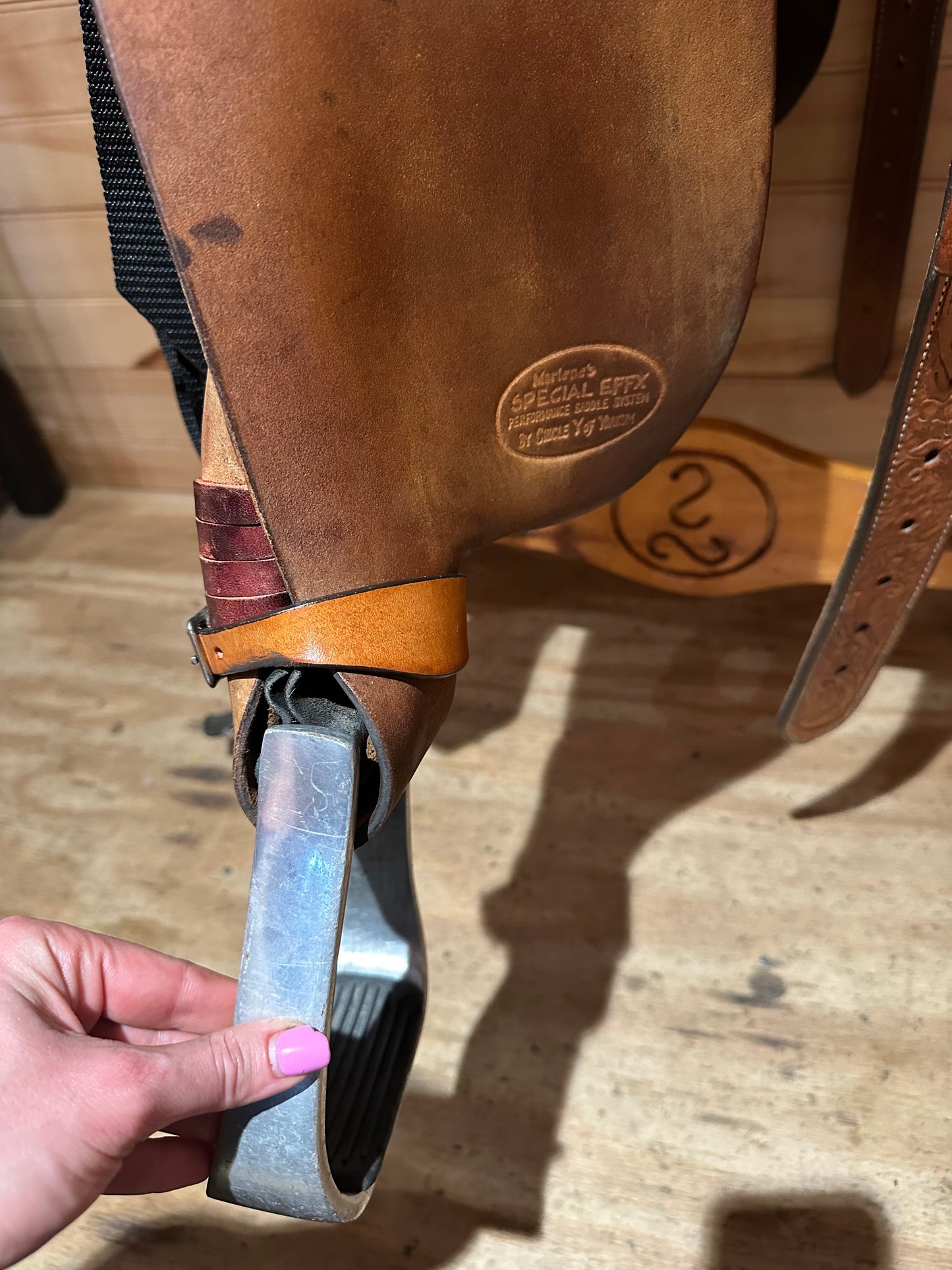 14.5” Circle Y Marlene Special EFFX Barrel Racing Western Saddle Model 1186