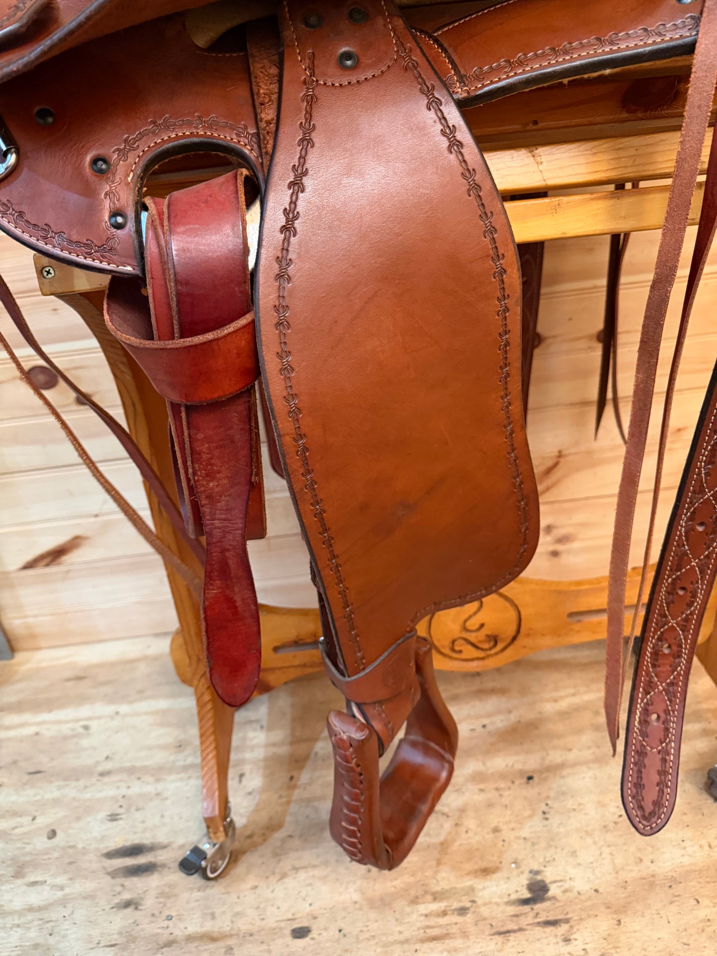 16” Clinton Anderson Aussie Stock Saddle by Martin Saddlery
