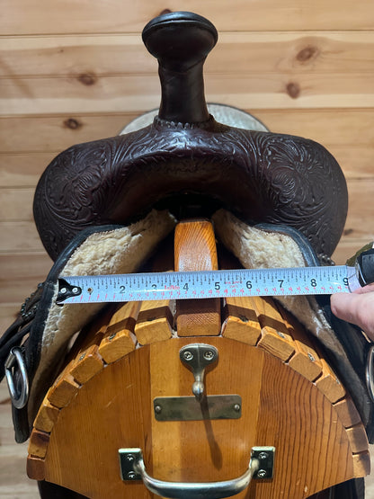 15” Circle Y High Horse RunAway Gator Barrel Saddle Model 6223