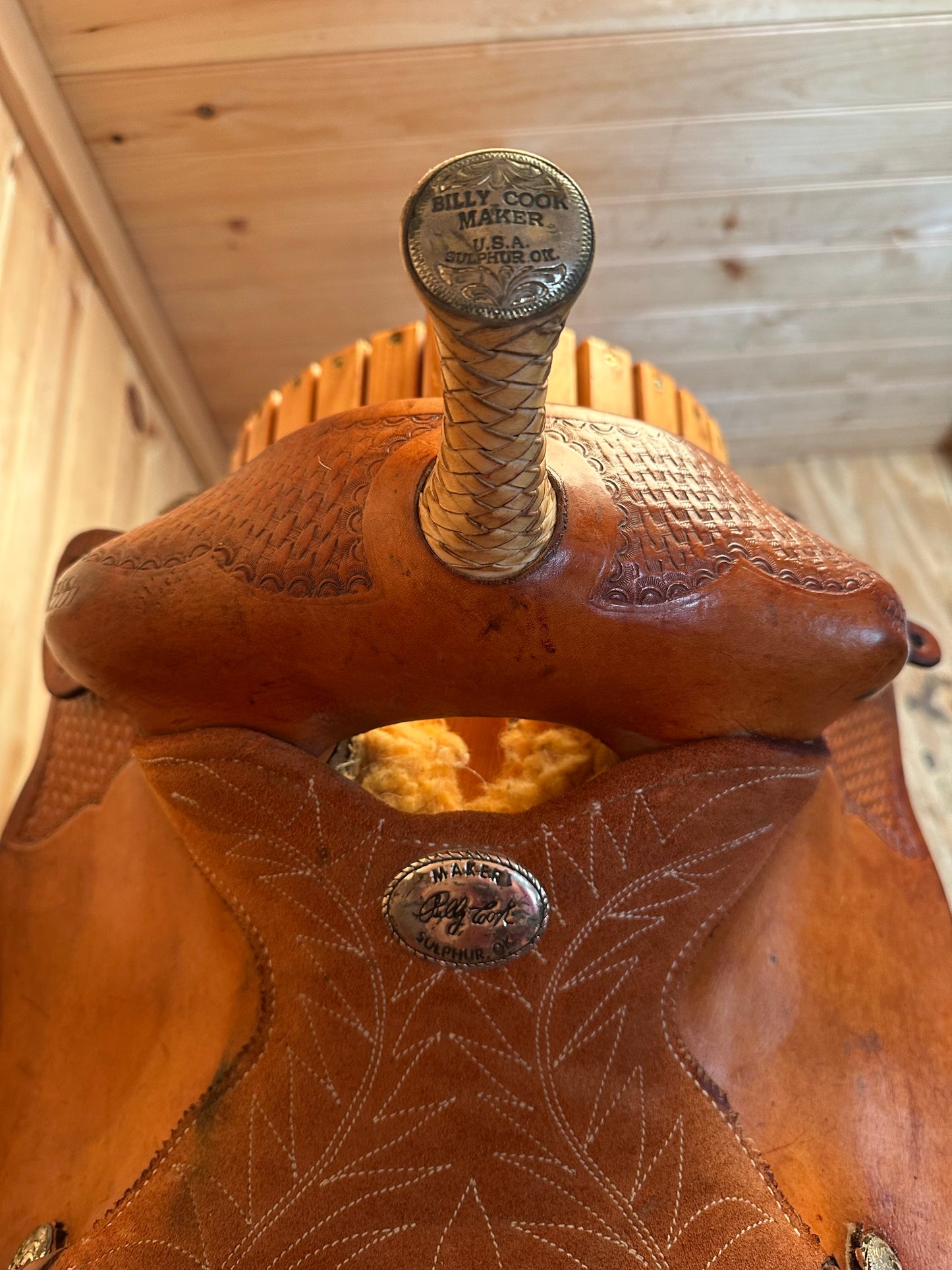 10” Billy Cook Maker Sulphur, OK Maker Youth Western Saddle Model 896