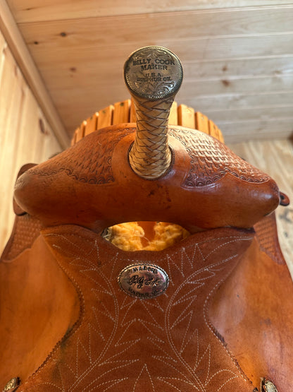 10” Billy Cook Maker Sulphur, OK Maker Youth Western Saddle Model 896