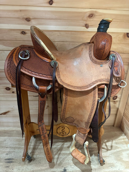 16” Saltgrass Saddlery Ranch Roper Western Saddle