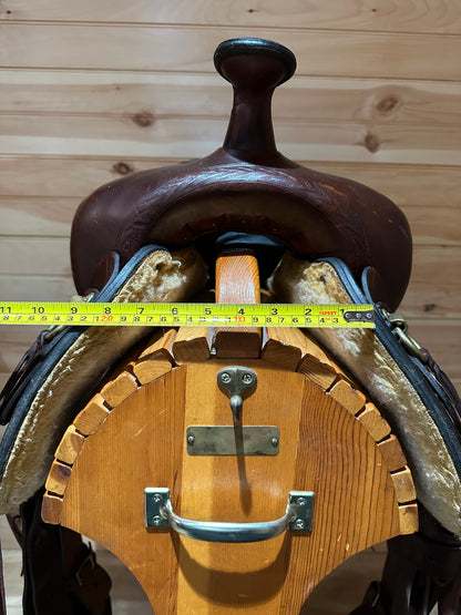 17” Big Horn Deluxe Equi-fit Flex Western Trail Saddle Model 1655