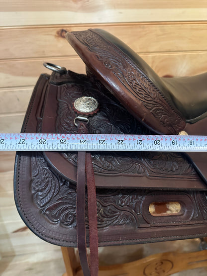 17” Circle Y High Horse Mineral Wells Western Trail Saddle Model 6812 (2020)