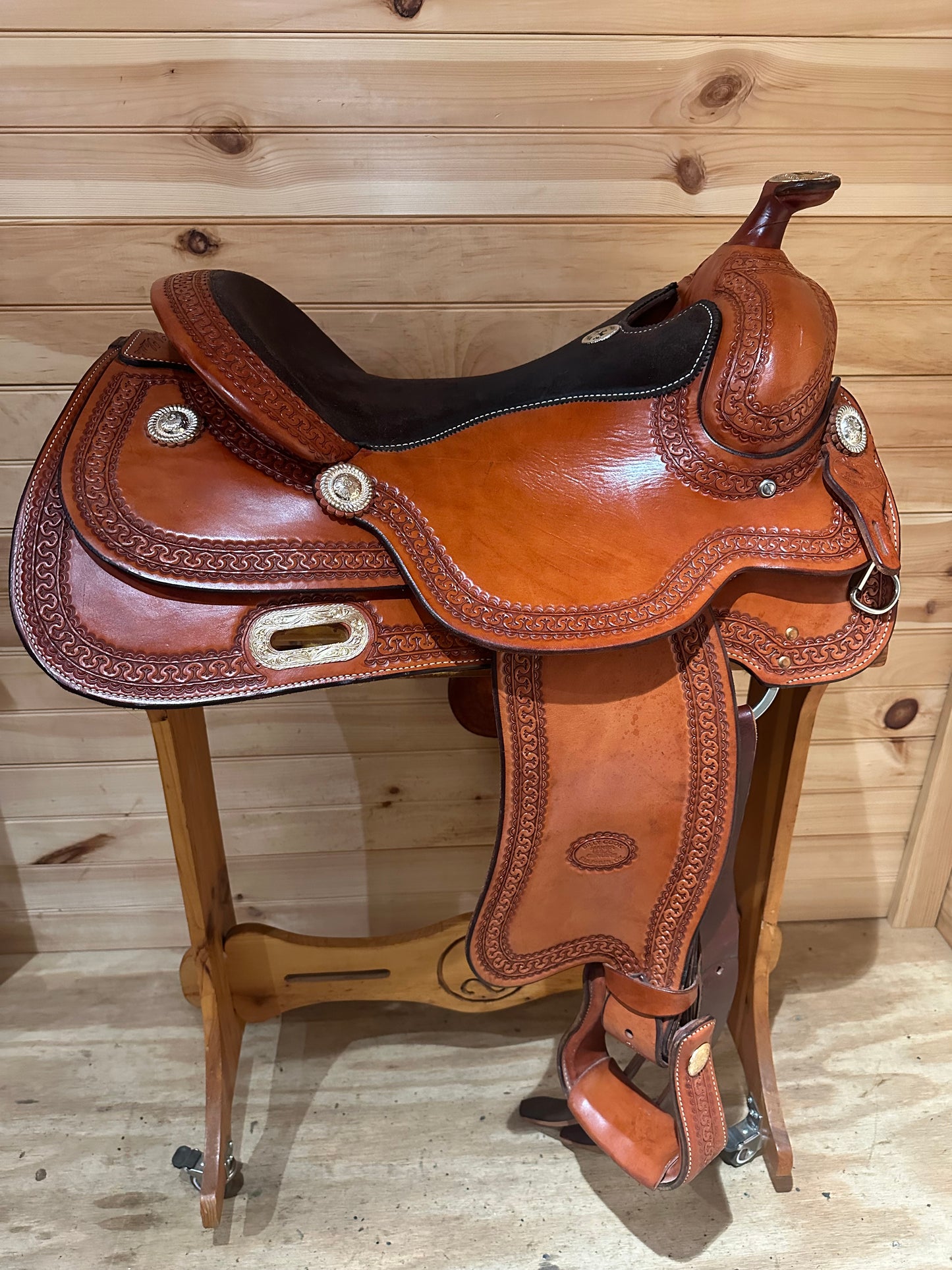 16” Billy Cook Maker Sulphur OK Reiner Western Saddle Model 8915