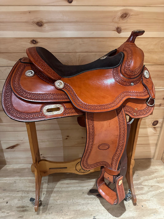 16” Billy Cook Maker Sulphur OK Reiner Western Saddle Model 8915