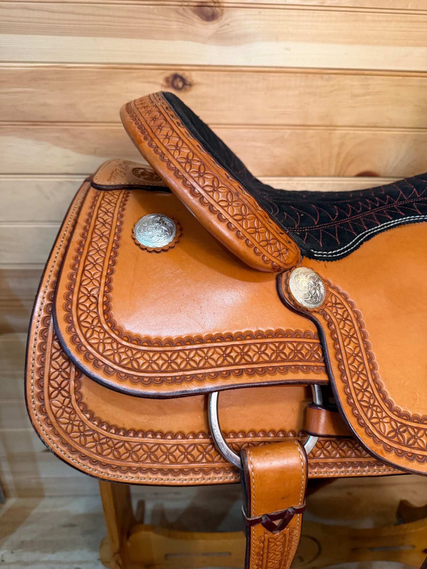 16” Billy Cook Maker Team Roper Sulphur, OK Western Saddle 2122