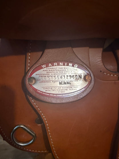 15.5” Circle Y Reiner Western Saddle Model 2663