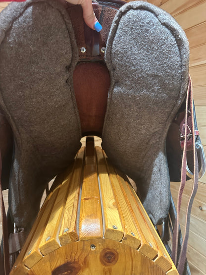 15.5” Tucker High Plains Western Trail Saddle Model 260