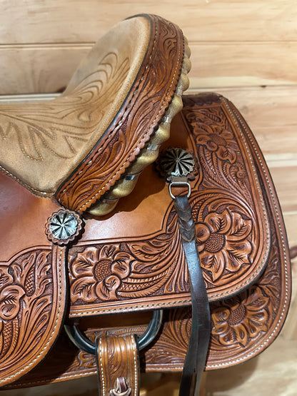 15.5” Crates Light Ladies Ranch Versatility All-Event Saddle Model 2282-3