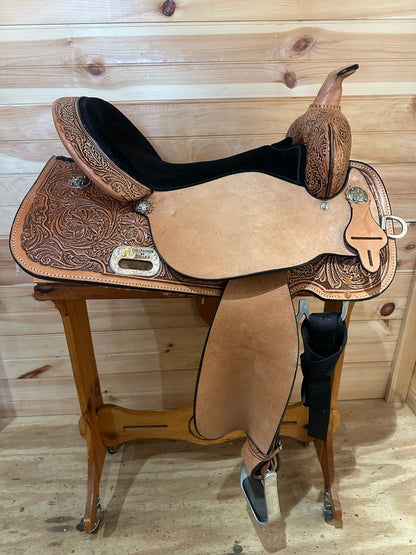 17” Circle Y The Proven Mansfield Western Barrel Saddle Model 6221