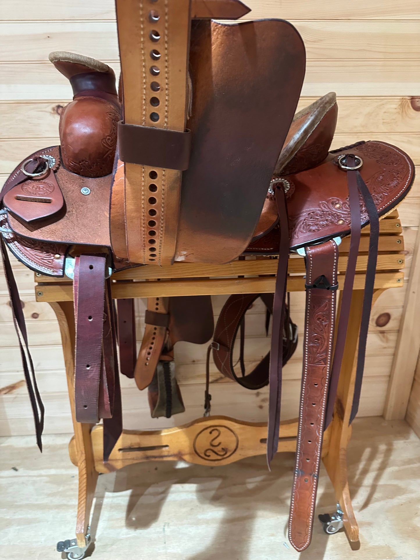 15” Hud Roberts Staci James Ladies Western Ranch Saddle by HR Saddlery