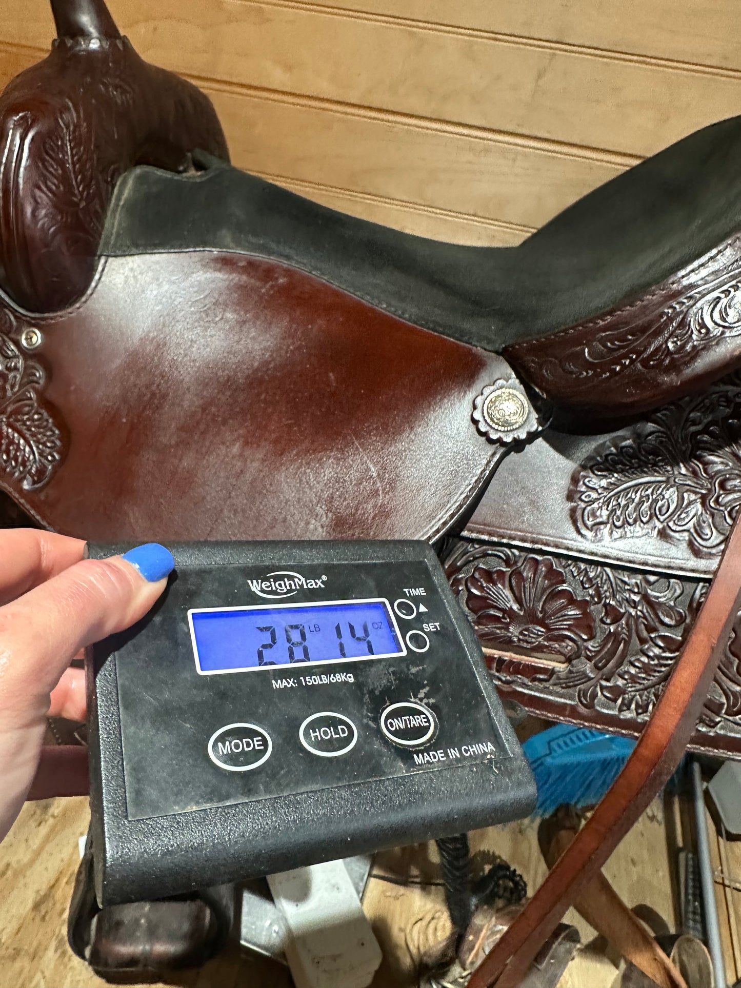 17” Tex Tan Hereford Western Trail Saddle Model 08-4901-1C7