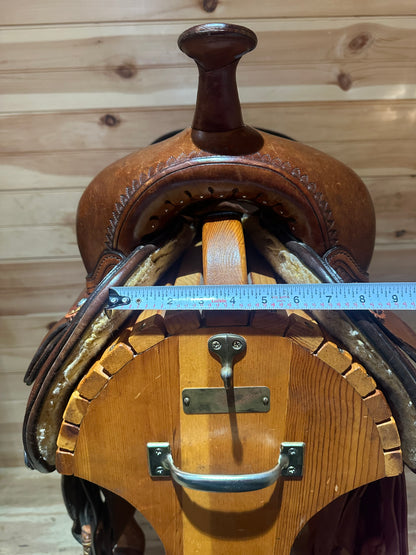 15” Circle Y Topeka Flex-Lite Western Trail Saddle Model 1551