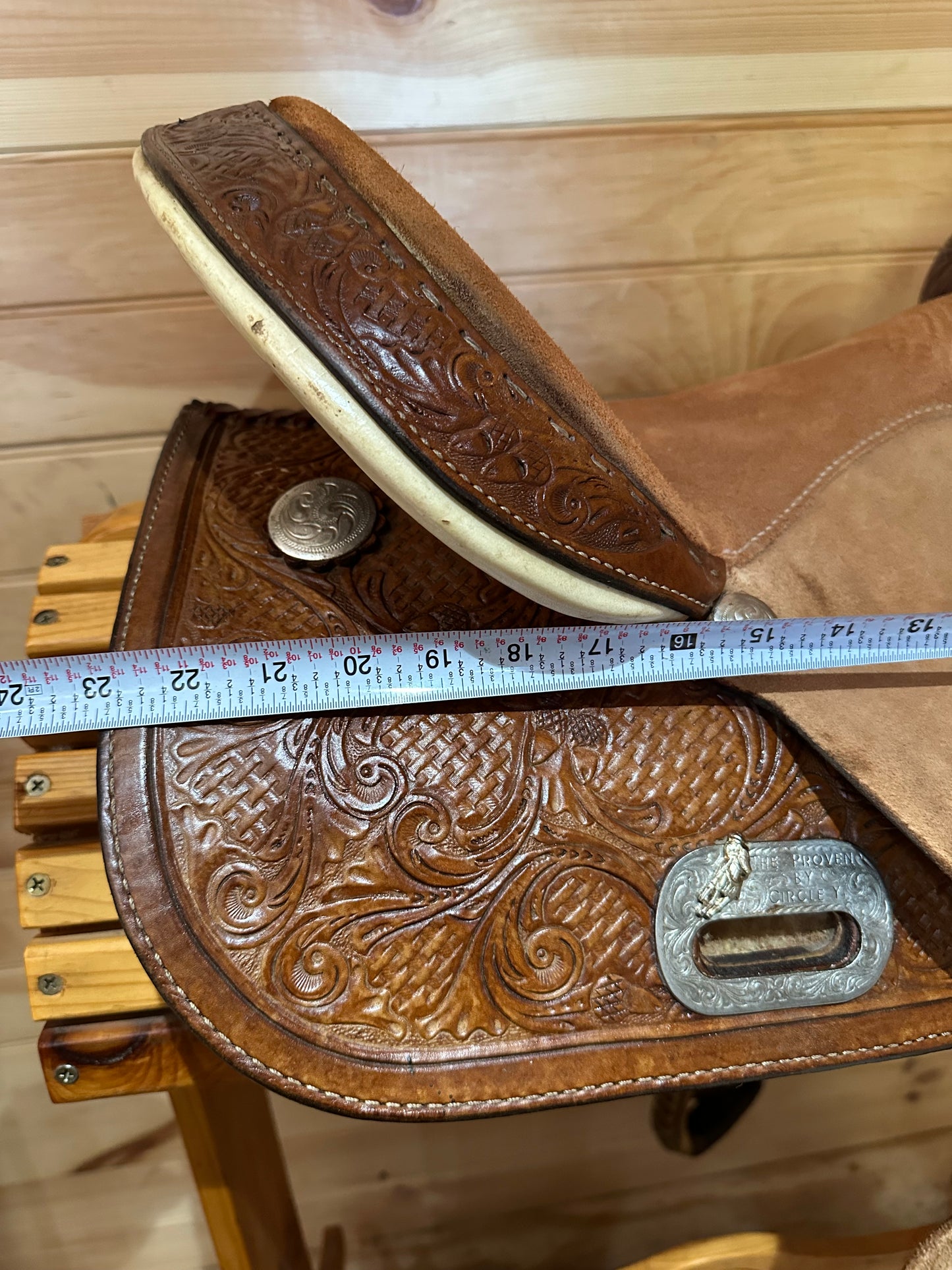 15” Circle Y Proven Barrel Racing Western Saddle