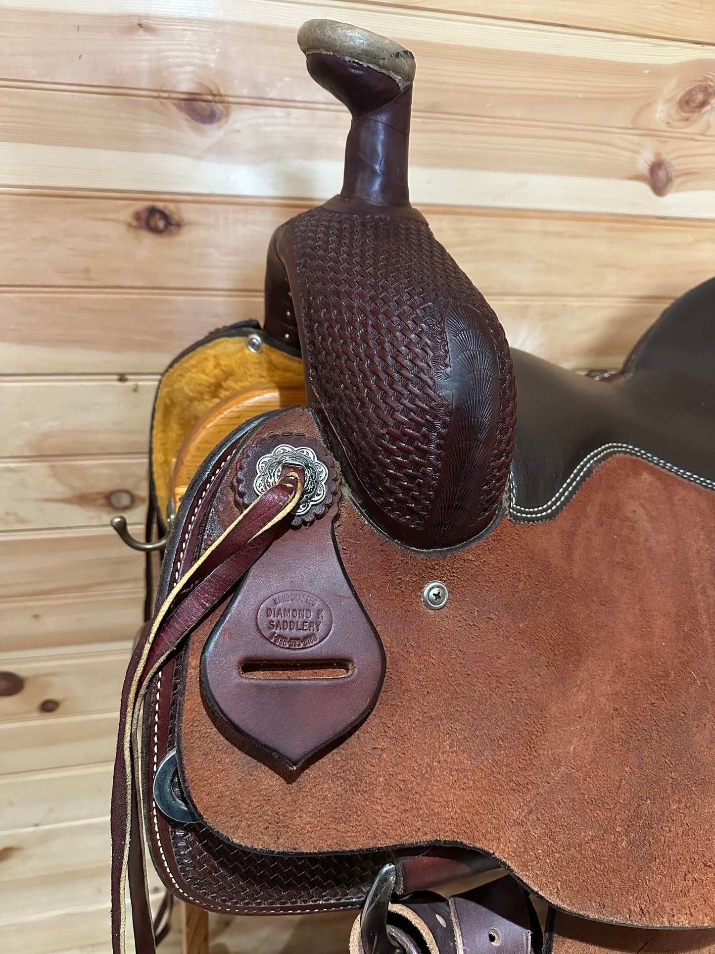 16” Diamond K Saddlery Ranch Roper Western Saddle