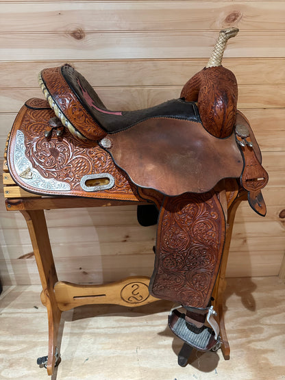 14” Circle Y Martha Josey Ultimate Barrel Saddle Model 1164