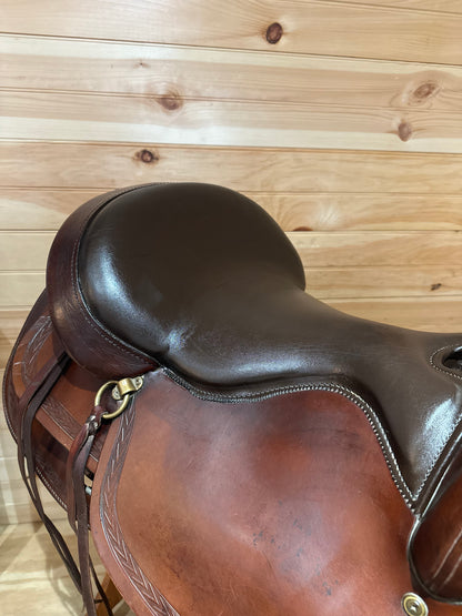 17” Big Horn Double Comfort Flex Western Trail Saddle Model 1658