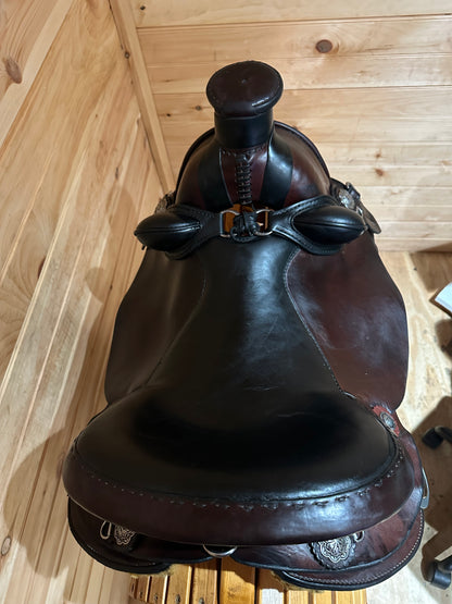 16.5” Allegany Mountain Saddlery Wade Trail Saddle