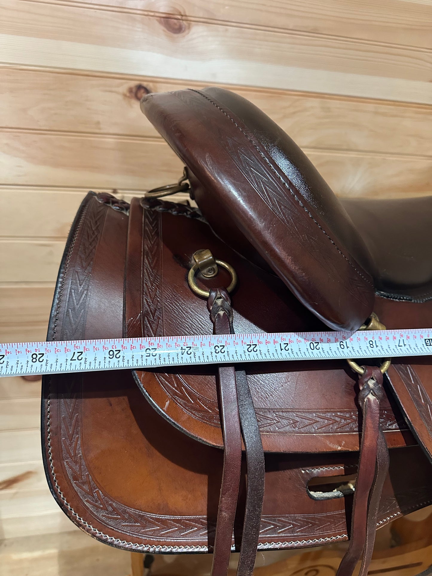 17” Big Horn Double Comfort Flex Western Trail Saddle Model 1658