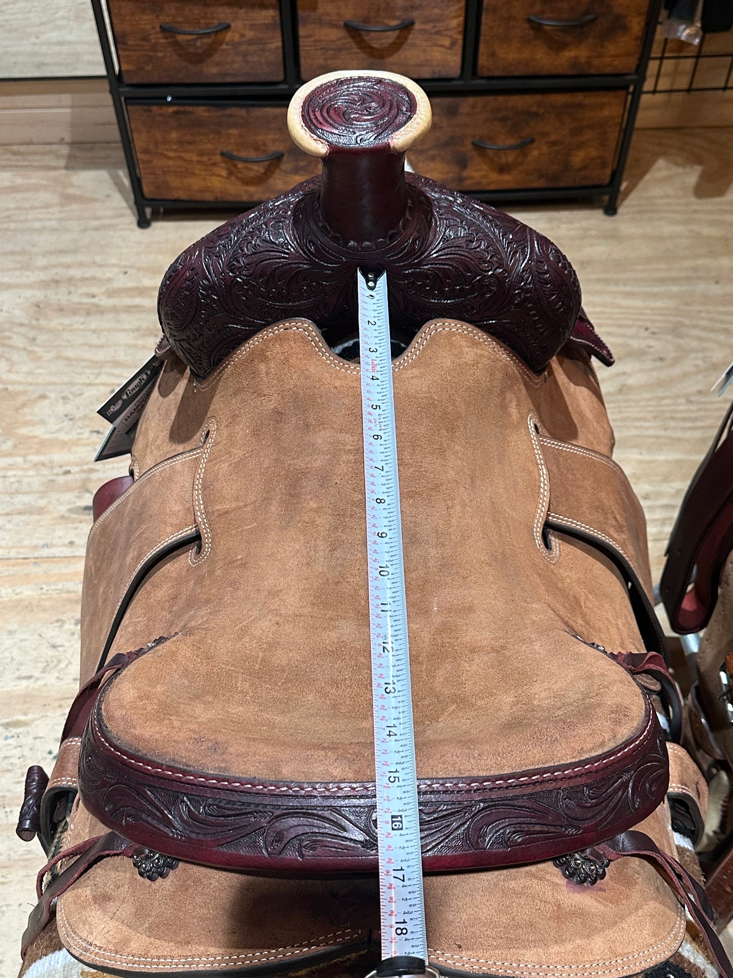 15”, 16” SILVER ROYAL CHANDLER WESTERN ROPING SADDLE MODEL 1035