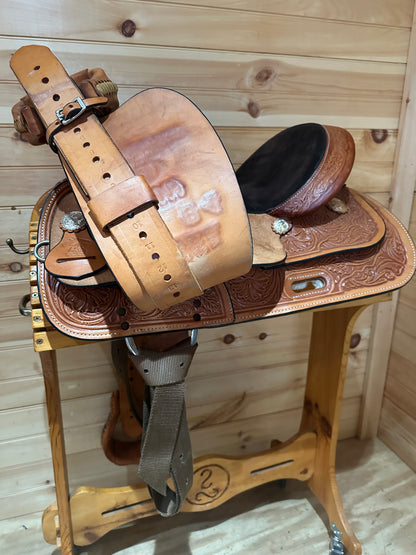 15” Circle Y High Horse Proven Barrel Racing Saddle Model 6210