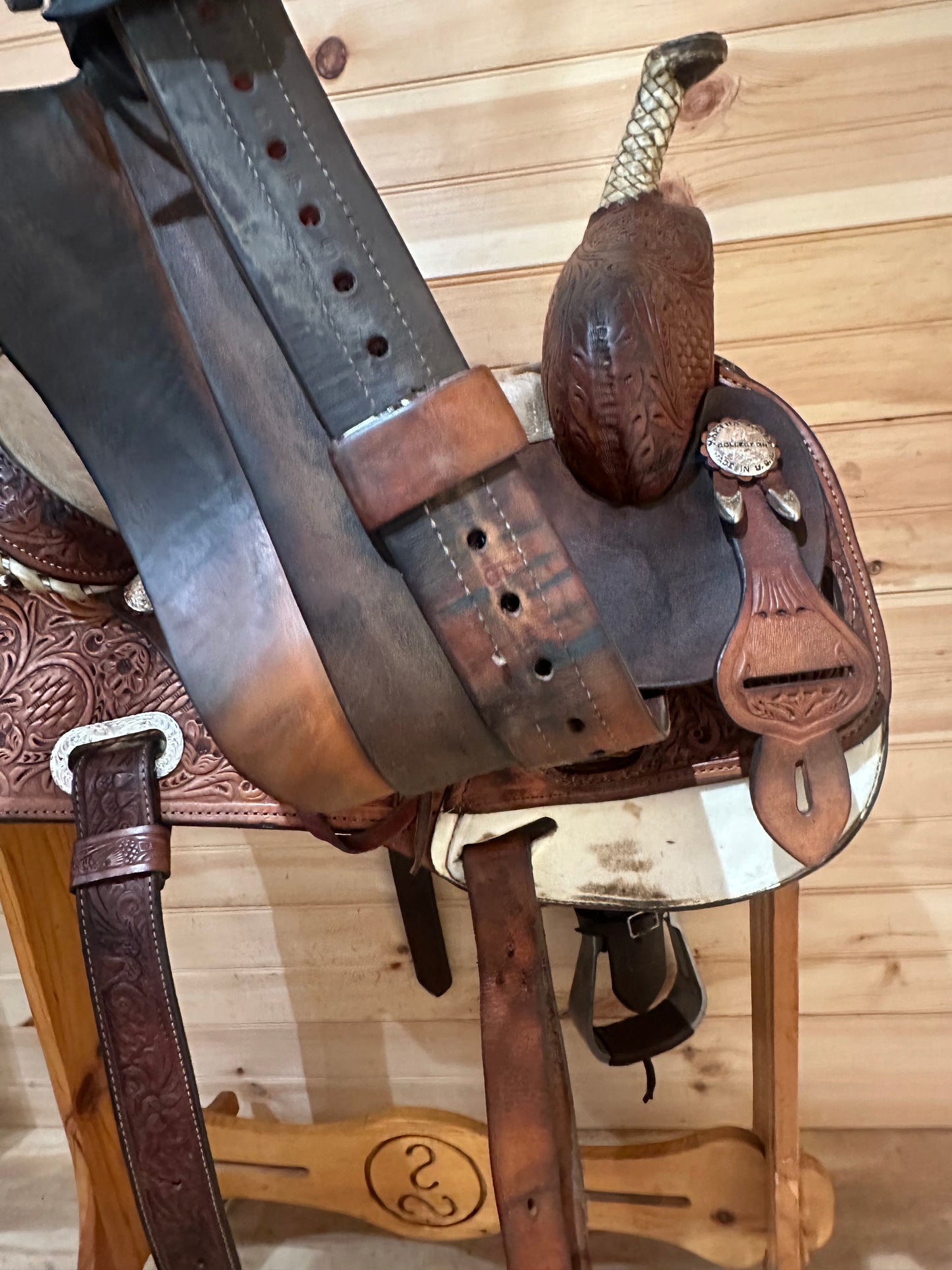 14.5” Circle Y Martha Josey Ultimate Barrel Racing Saddle Model