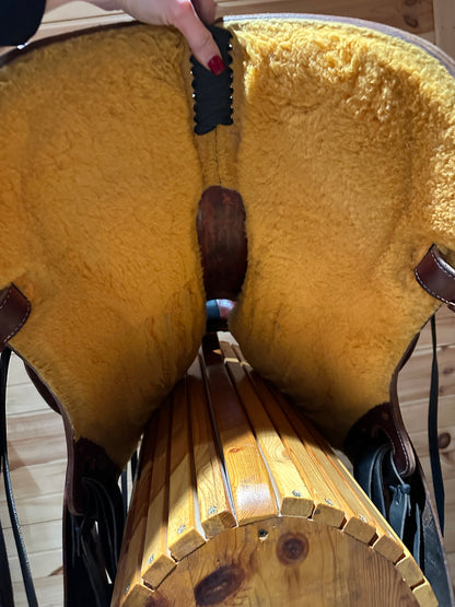 16” McCall Mclite All Around Western Saddle A017 123