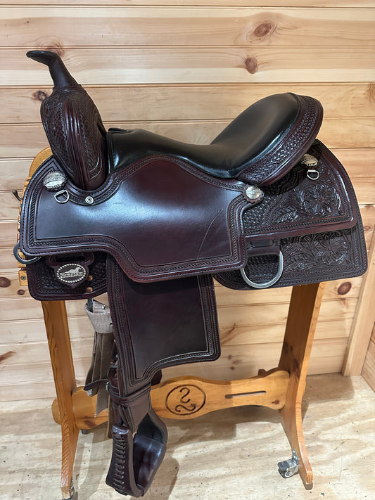 15” Stagecoach West Trail Classic Square Western Saddle Circle Y Model 110 (2024 Year)
