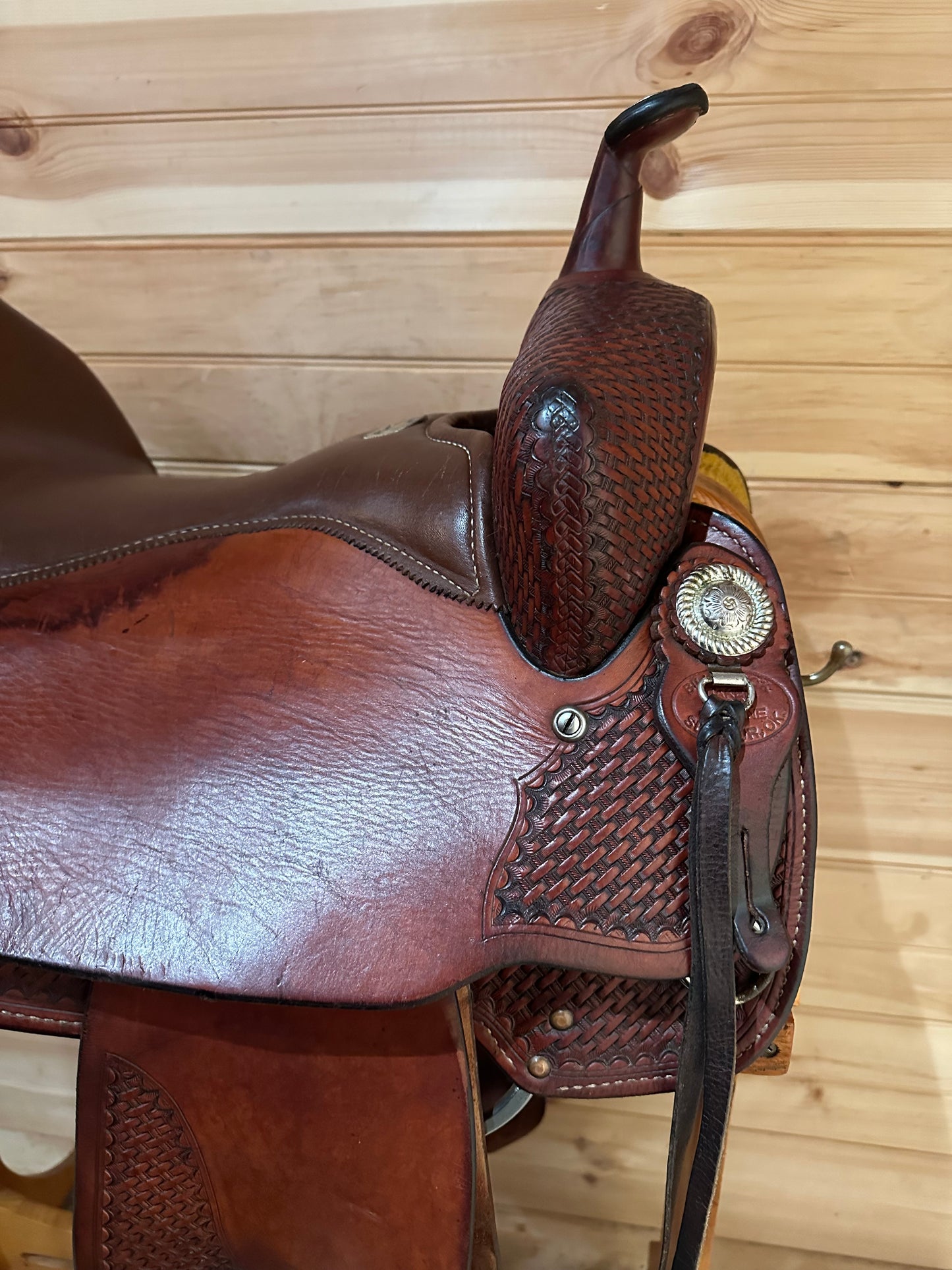 16” Billy Cook Maker Sulphur,OK Western Trail Saddle Model 1536