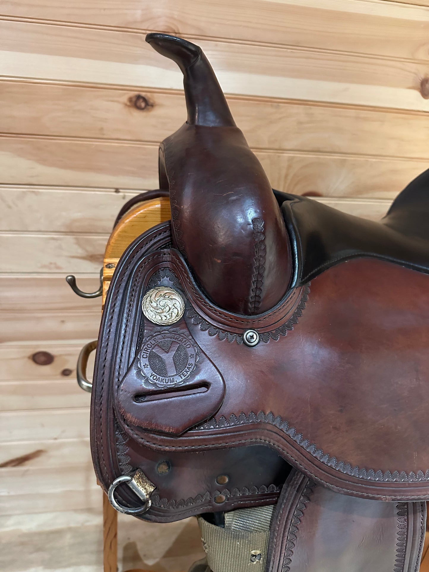 16” Circle Y Topeka Flex-Lite Western Trail Saddle Model 1551