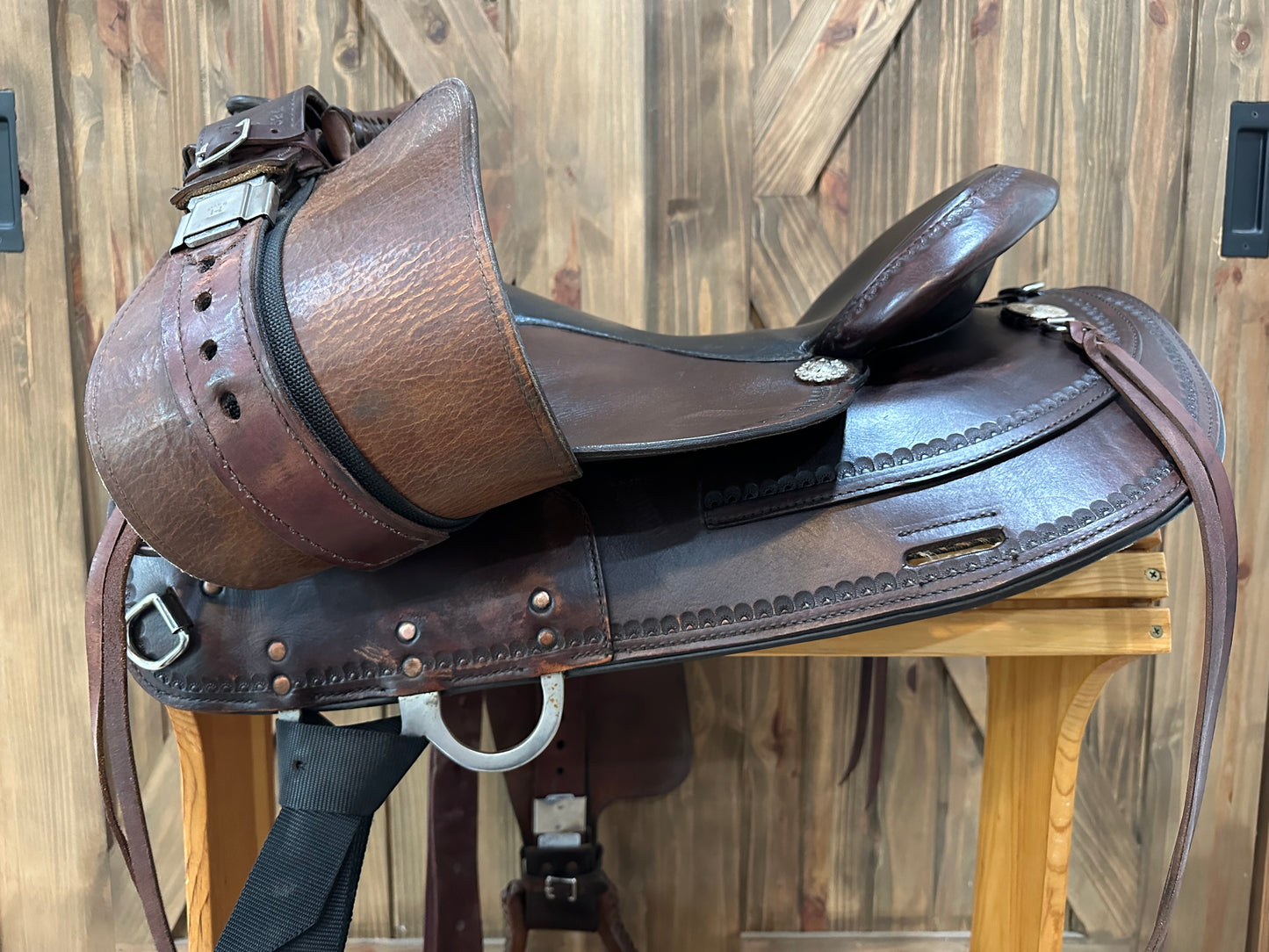 17” Tex Tan Tex-Flex Western Trail Saddle