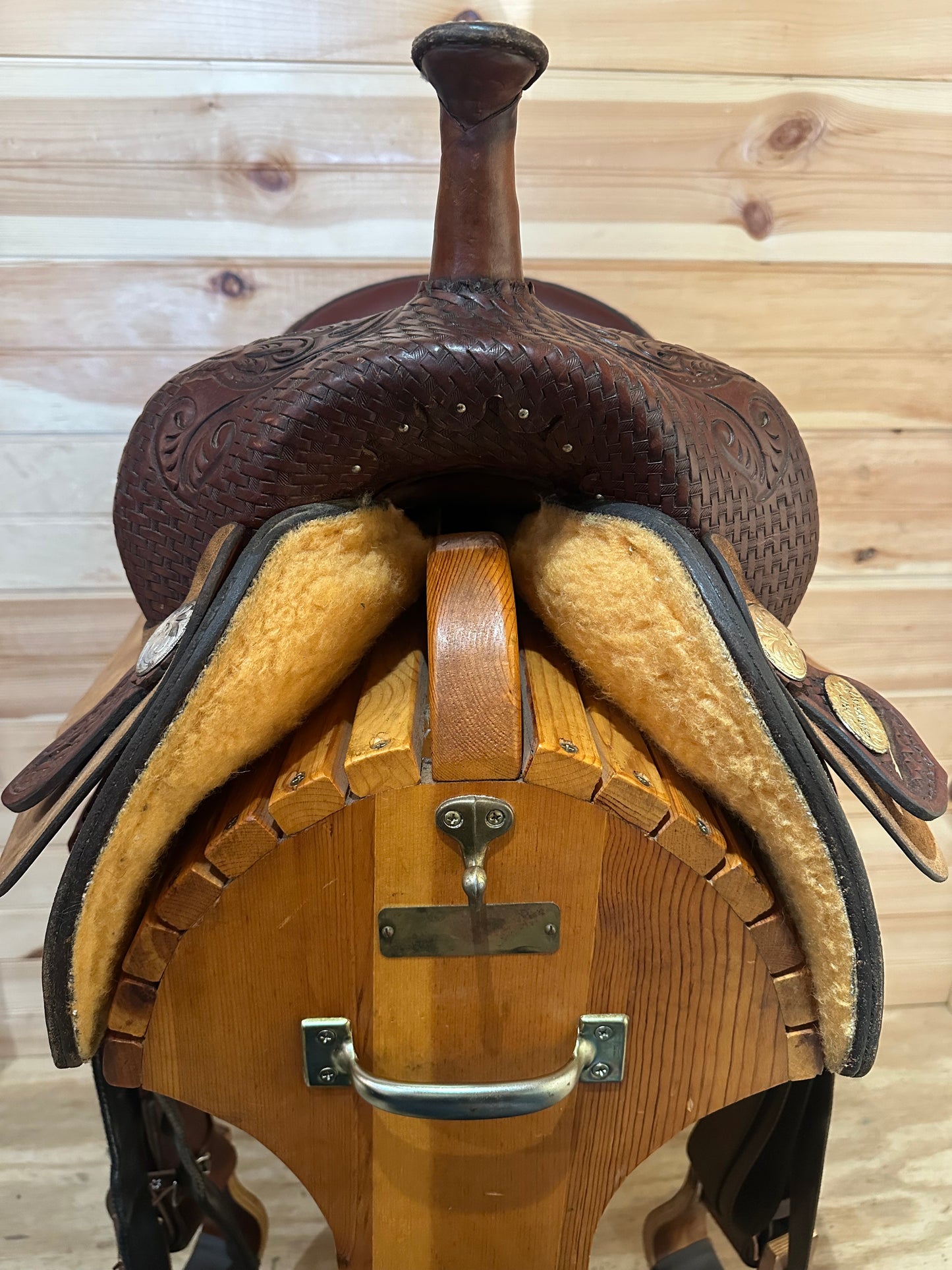 17” Circle Y Cutter Pat Earnheart Western Saddle Model 1345