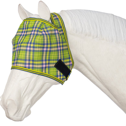Tough1 Plaid Mesh Fly Mask