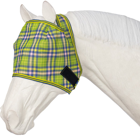 Tough1 Plaid Mesh Fly Mask