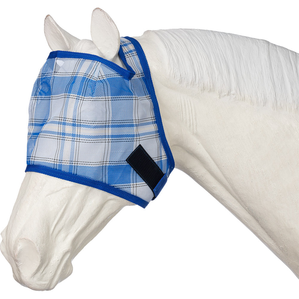 Tough1 Plaid Mesh Fly Mask