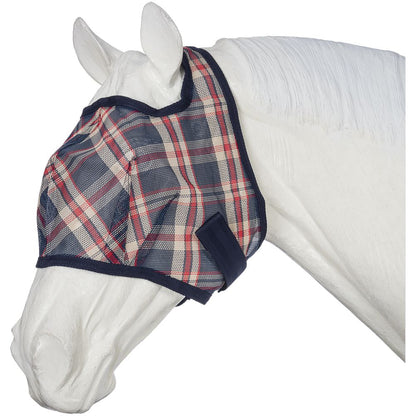 Tough1 Plaid Mesh Fly Mask