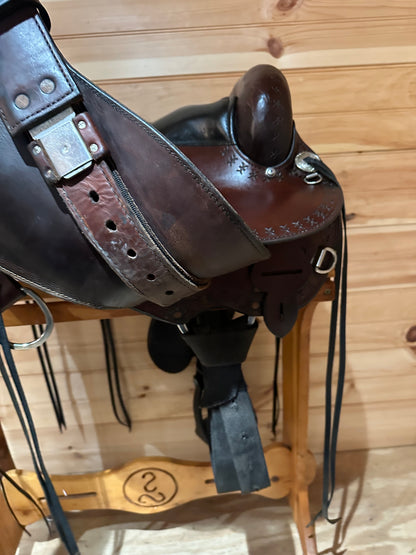 17” Circle Y Mississippi Trail Gaiter Western Gaited Saddle Model 1585