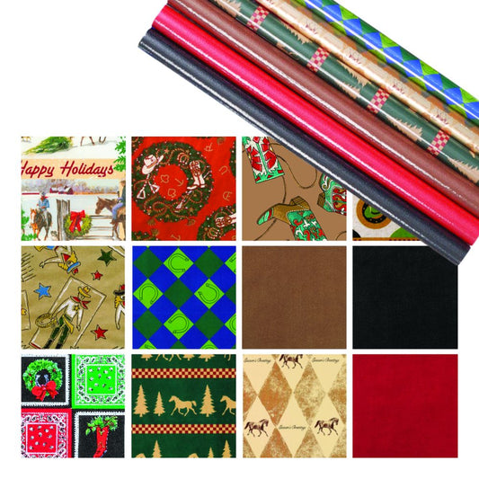 Western Christmas Gift Wrap Pack