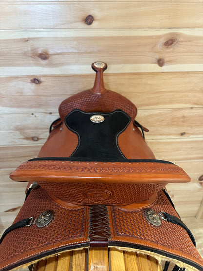 16” Billy Cook Original Western Trail Saddle Model 1536 Sulphur, OK