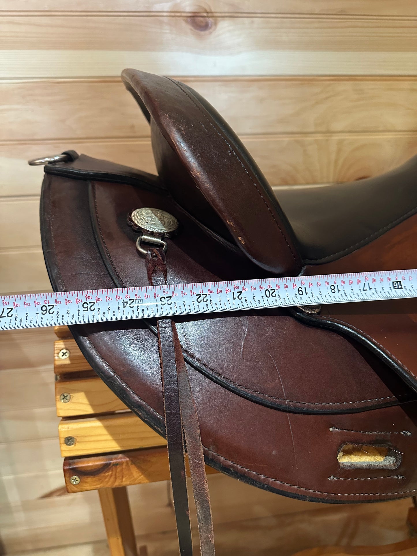 16” Circle Y Mojave Flex2 Western Trail Saddle Model 1561
