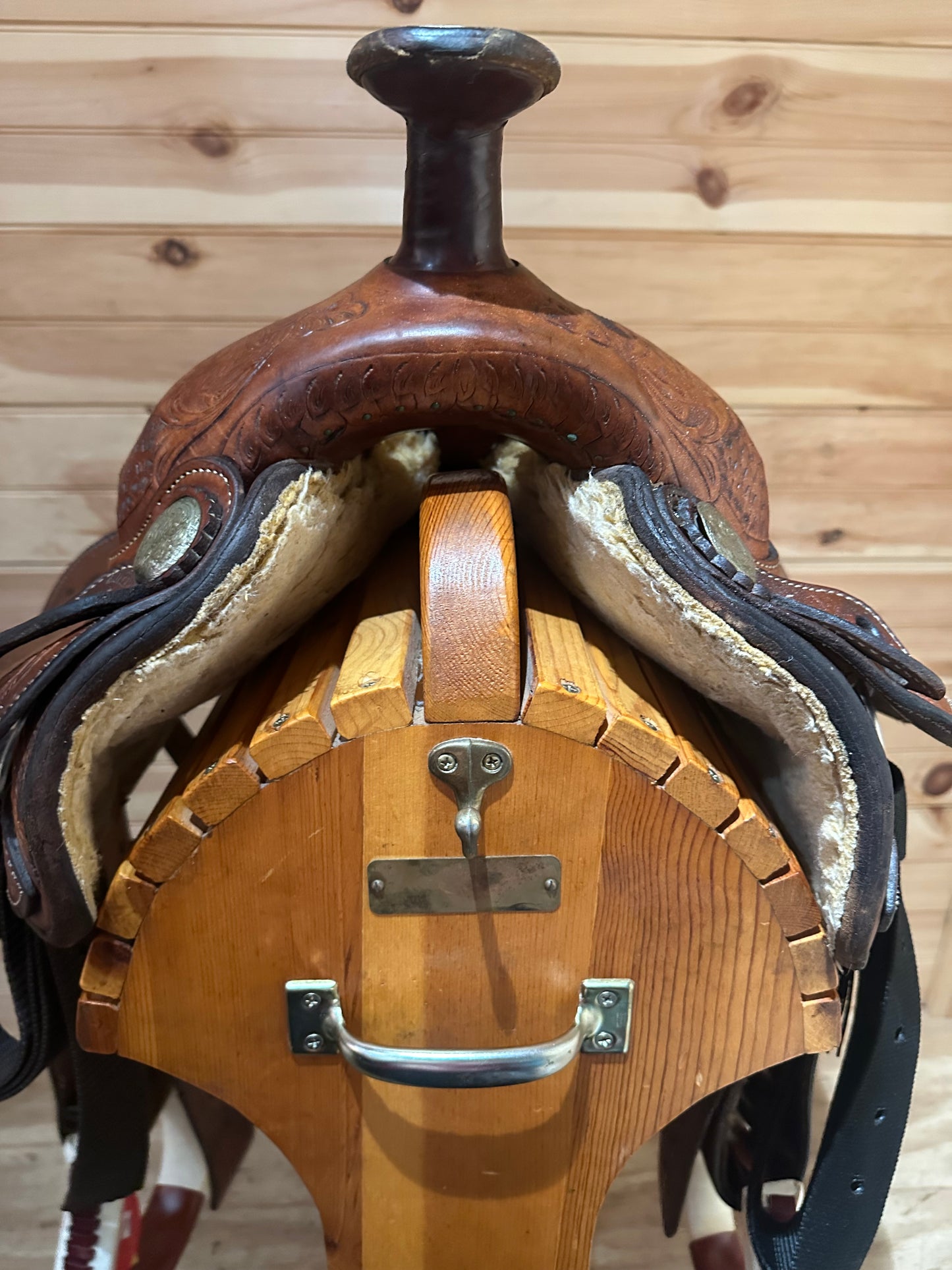 14” Billy Cook Basket Maker Team Roper Western Saddle 2038