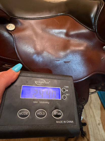 16” Circle Y Mojave Flex-Lite Arabian Western Trail Saddle Model 1561