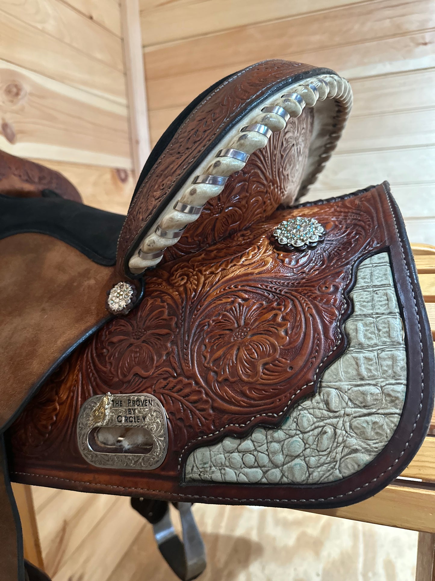 14” Circle Y High Horse Proven Aurora Barrel Racing Saddle Model 6215