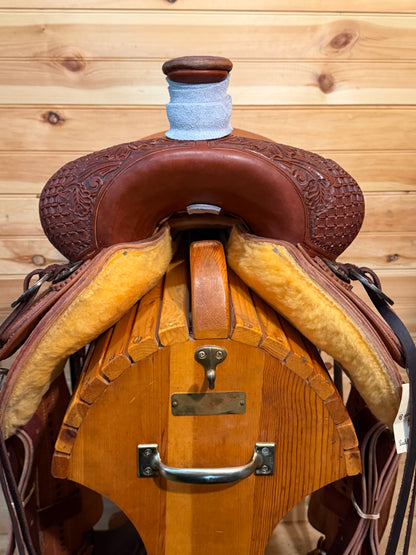 15.5" Paul Taylor Cowboy Ranch Western Saddle