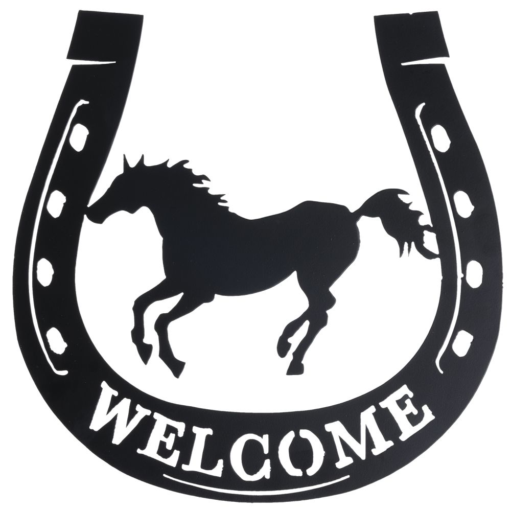 Galloping Horse Welcome Sign – The Saddle Consignor