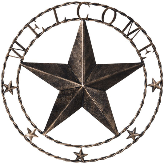 12" Multicolor Welcome Star