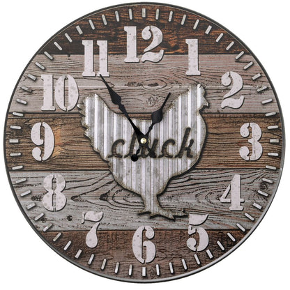 Rustic Wall Clock