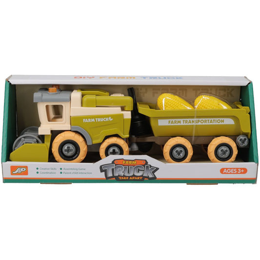 Toy Combine & Wagon Set